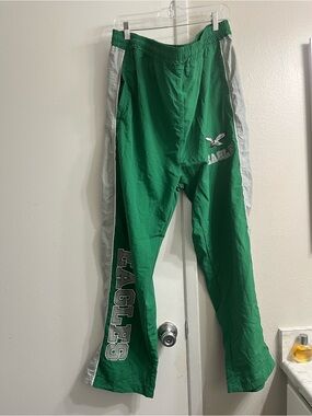 NFL Green & Gray Eagles Men's Track Pants